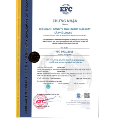 Cà phê rang xay Sức Mạnh Lekofe 70% Robusta 30% Culi Đậm đà thơm ngon Túi 500gram