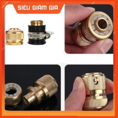 Bộ dây vòi xịt nước rửa xe, tưới cây . tăng áp 3 lần, loại 20m 206587 đầu đồng, cút đồng