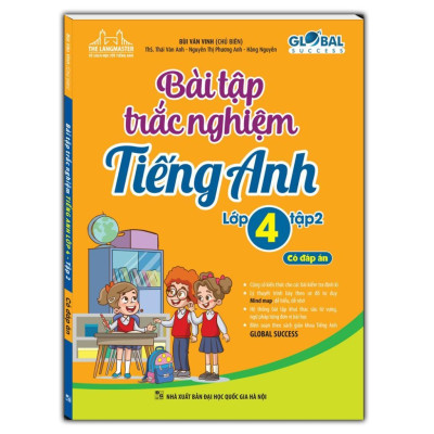 Sách - Global Success - Bài Tập Trắc Nghiệm Tiếng Anh Lớp 4 - Có Đáp Án - Combo 2 Tập - Minh Thắng