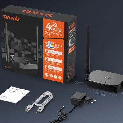 Bộ phát Wifi 4G 300Mbps Tenda 4G05 N300 - Hàng Chính Hãng 