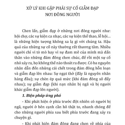 Phòng Tránh Tai Nạn Nơi Công Cộng - Vietnambook