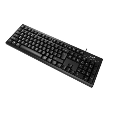 Bàn phím văn phòng có dây Genius Smart KB-100 màu đen - Hàng chính hãng