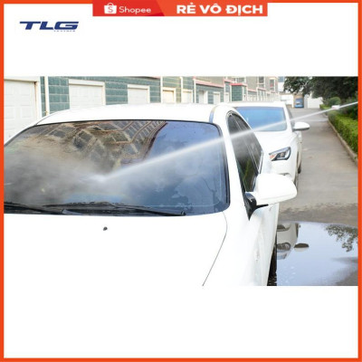 Bộ dây và vòi xịt tăng áp rửa xe tưới cây  (cút nhựa nối đen 712-2)