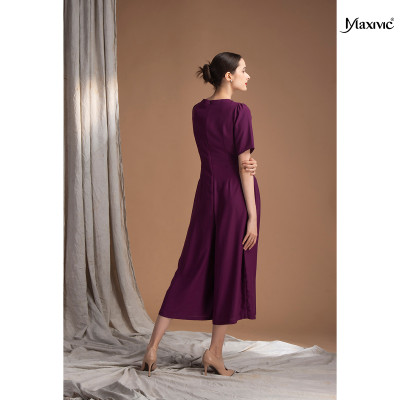 Bộ Jumpsuit tím Maxivic M082268