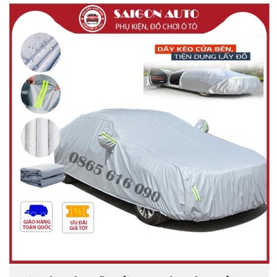 [SONATA] Bạt trùm xe ô tô Hyundai sonata vải dù oxford cao cấp , áo bạt phủ trùm che kín che nắng, che mưa