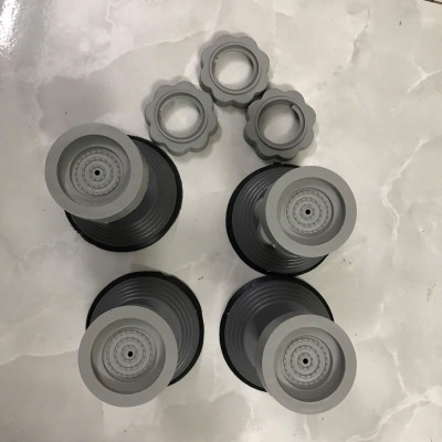 Bộ 4 Chân Kê Máy Giặt Chống Rung, Điều Chỉnh Được Độ Cao, Đế Chống Ồn Máy Giặt, Máy Sấy, Hàng chính hãng