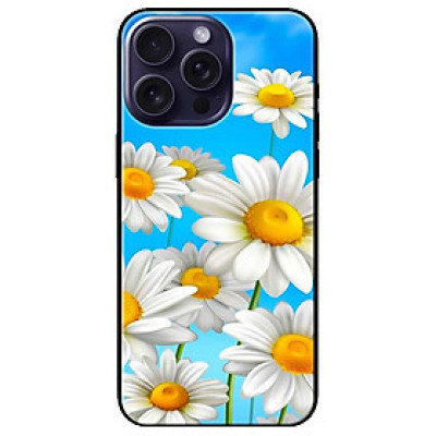 Ốp lưng dành cho Iphone 15 - Iphone 15 Plus - Iphone 15 Pro - Iphone 15 Pro Max - Hoa Trắng Trời Xanh - Hàng Chính Hãng