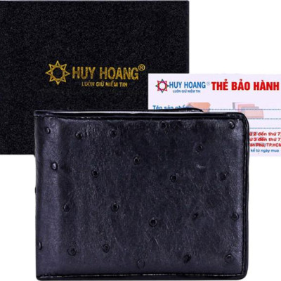 Ví Nam Huy Hoàng HT2405 (10 x 12.5 cm) - Đen