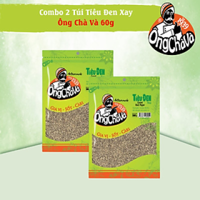 Combo 2 túi Tiêu Đen Xay Ông Chà Và 500gr (Black Pepper)