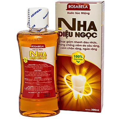 Nước súc miệng giảm nhanh đau nhức răng Nha Diệu Ngọc an toàn từ thảo dươc thiên nhiên