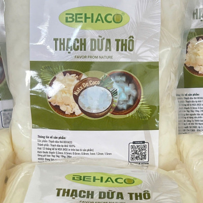 Thạch dừa thô BEHACO 12 ly, túi 1kg