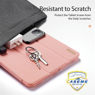 Bao da dành cho iPad Gen 10 2022 10.9 inch hiệu Dux Ducis Domo có khay để bút, bảo vệ camera, chống sốc, cao cấp - Hàng nhập khẩu.