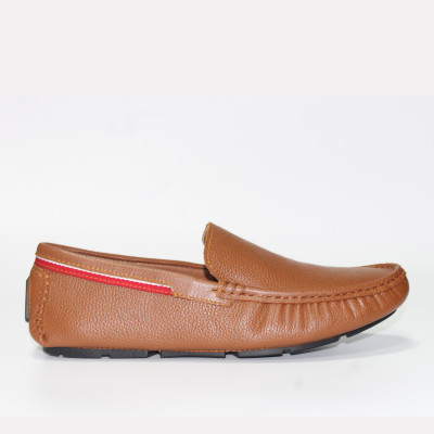 Giày MICHILUX Da Bò Thật Chính Hãng Classic Moccasin CSMS0 Màu Nâu Bò