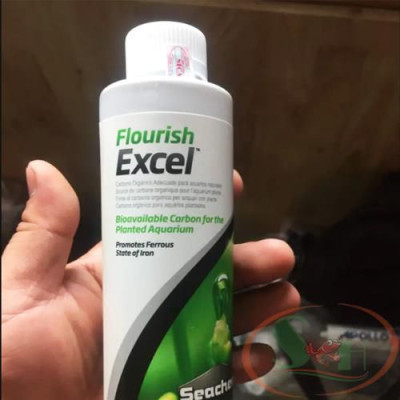 Diệt rêu hại Seachem Flourish Excel 100ml, 250ml, 500ml, 2L phân nước bổ sung co2 lỏng bể thủy sinh