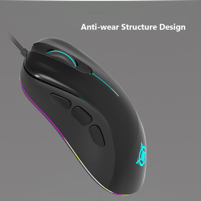 Chuột chơi game MAGIC-REFINER MG10 5000DPI điều chỉnh 6 nút có thể lập trình RGB Backlit USB