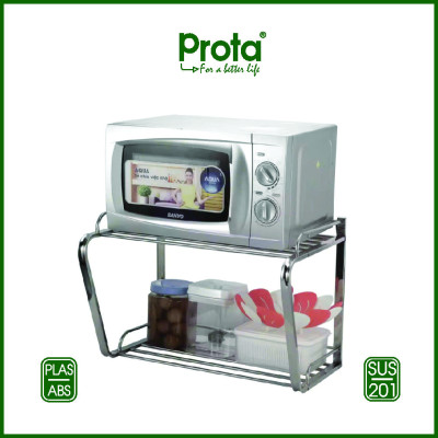 Kệ Lò Vi Sóng Inox Treo Tường Cao Cấp Loại Lớn Chắc Chắn Prota - PT-972