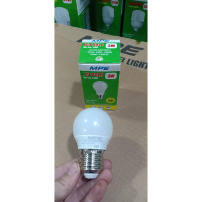 (HCM , toàn quốc) Bóng Đèn tròn Led Bulb 3W thương hiệu MPE