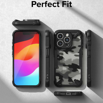Ốp lưng dành cho iPhone 15 Pro Max/15 Pro/15 Plus/15 RINGKE Fusion X - Hàng Chính Hãng