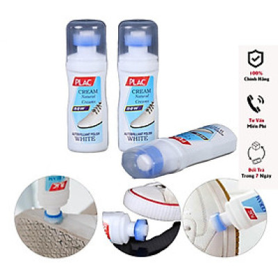 Lọ Nước Lau Giày Túi Xách Plac Chai Cọ Tẩy Trắng Giày Sneaker Đầu Chổi