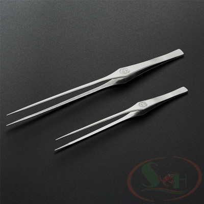 Nhíp Chihiros Tweezers Pro 20, 27 cm mũi thẳng cong ghim trồng cây bể thủy sinh cá tép