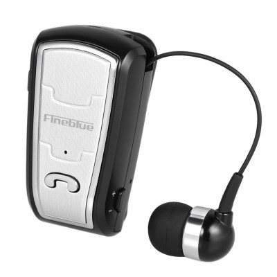 Tai nghe Bluetooth không dây Fineblue với micrô Đen