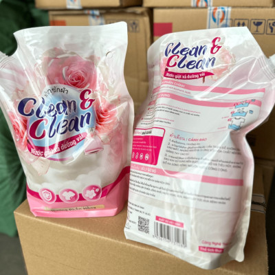 Nước Giặt Xả 5 in 1 Clean & Clean Dùng Cho Cả Giặt Tay Và Giặt Máy 3.2l/túi