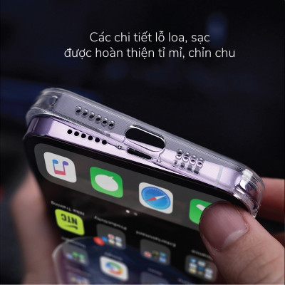 Ốp lưng chống sốc bảo vệ màng camera cho iPhone 16, 16 Plus, 16 Pro, 16 Pro Max hiệu Likgus Camshield - Thiết kế trong suốt, chống ố vàng - Hàng nhập khẩu