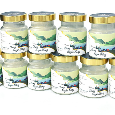 TỔ YẾN SÀO CHƯNG SẴN | 10 HŨ NƯỚC YẾN CHƯNG ĐƯỜNG PHÈN | THƯƠNG HIỆU NÀNG YẾN | 100% TỔ YẾN NGUYÊN CHẤT | KHÔNG CHẤT BẢO QUẢN | KHÔNG CHẤT LÀM DÀY | KHÔNG HƯƠNG LIỆU | CHƯNG YẾN VỚI NƯỚC ION KIỀM | 10 HŨ YẾN SÀO 70ML