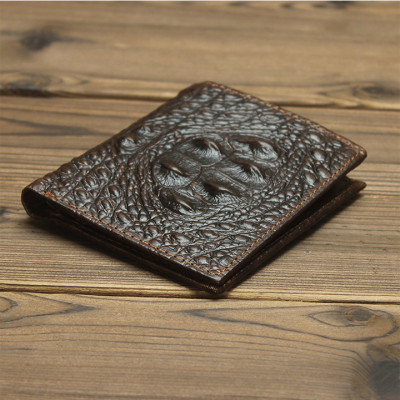 Ví đứng nam đập nổi BHL030 Da bò thật