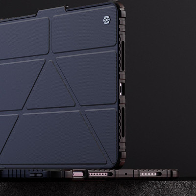 Bao da cho iPad Pro 11 inch M4 2024 / iPad Pro 13 inch M4 2024 Nillkin Bumper Leather Case Pro (Có khe cắm bút) - Hàng chính hãng