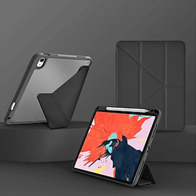Bao Da cho ipad Pro 11 inch M4 2024 hiệu WIWU Defender Protective Case lưng ốp trong thấy màu máy, có khay bút sạc trực tiếp bút trên khay, chống sốc chống bẩn - Hàng chính hãng