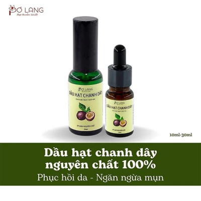 Tinh Dầu Hạt Chanh Dây Pơ Lang Nguyên Chất Tự Nhiên,Kháng Khuẩn,Sạch Mụn Chính Hãng 100% 10/30ml