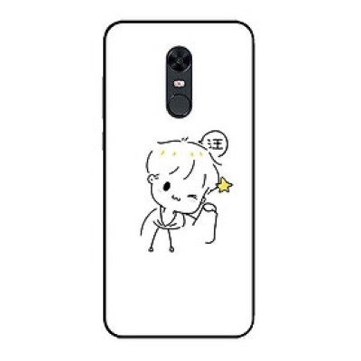Ốp Lưng in cho Xiaomi Redmi 5 Plus Mẫu Chàng Đáng Yêu - Hàng Chính Hãng