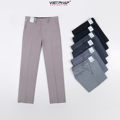 Quần Tây Nam VIỆT PHÁP Form Classic Không Ly Chất liệu Cao Cấp Chống Nhăn, Độ Bền Cao 2347