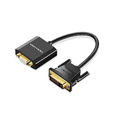 Bộ chuyển đổi DVI-D / DVI24 + 1 sang VGA 1080P cho Máy tính xách tay Màn hình hiển thị HDTV Máy chiếu VENTION