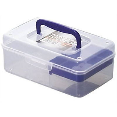 Hộp đựng các loại vật dụng, đồ dùng 2 ngăn đa năng Kokubo 800ml - Nội địa Nhật Bản (Giao màu ngẫu nhiên)