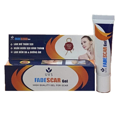 Gel Fadescar dưỡng ẩm, mờ sẹo, ngăn ngừa sẹo tuýp 10g
