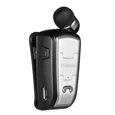 Tai nghe Bluetooth không dây Fineblue với micrô Đen