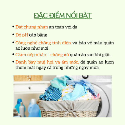 Nước Xả Vải Thuần Chay Hữu Cơ ECOCARE 100ml-2L, PH Cân Bằng, Thành Phần Tự Nhiên An Toàn Cho Trẻ Em