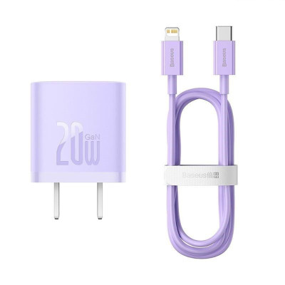 Bộ sạc nhanh Baseus GaN5 20W Fast Charger 1C -Hàng chính hãng