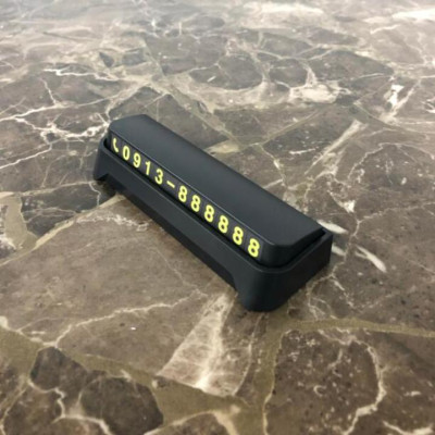 Bảng số điện thoại kí tự số phản quang gắn taplo ô tô RM-131Z