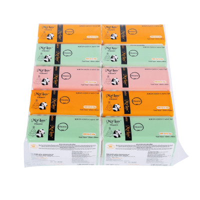 Thùng 30 gói Khăn Giấy Rút Gấu Trúc 3 Lớp MyLan Siêu Dai, Mềm Mịn, thấm hút tốt