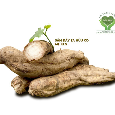 Bột sắn dây nguyên chất Mẹ Ken 1kg (hoàn toàn từ củ sắn dây ta trồng tự nhiên) tặng kèm miếng lót ly