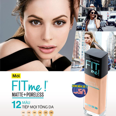 Kem Nền Mịn Lì Tự Nhiên Maybelline Fit Me - Màu 120 Classic Ivory 30ml