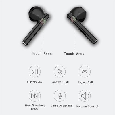 CINCATDY Tai Nghe Bluetooth V5.0 Earbuds Gaming Headphone True Wireless Headset D06 - Hàng Chính Hãng
