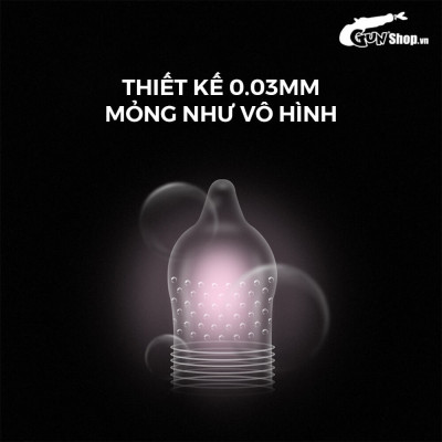 Bao cao su Shell Play Ring 6 tính năng - Hộp 10 cái + 1 Play Box Ring