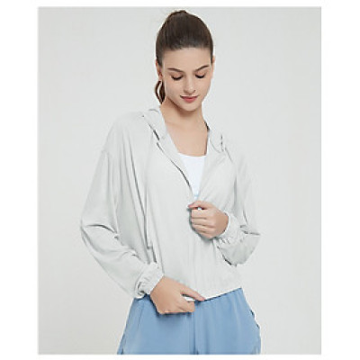 Áo Khoác Chống Nắng Bằng Lụa Lạnh Thoáng Khí Chống Tia UV Cho Nữ