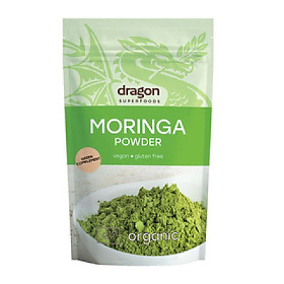Bột rau chùm ngây hữu cơ Dragon Supperfoods  200gr Moringa powder Dragon Supperfoods  200gr