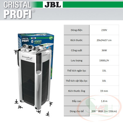 Lọc Thùng JBL CristalProfi Greenline Filter Cao Cấp