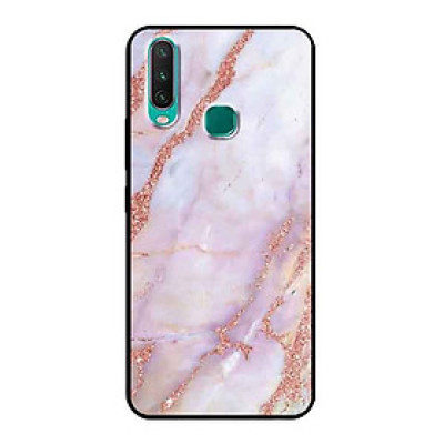 Ốp Lưng in cho Vivo Y17 Mẫu NỀN ĐÁ HOA 9 - Hàng Chính Hãng